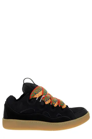 Lanvin Curb Lace-Up Sneakers
