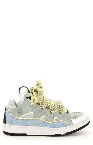 Lanvin Curb Lace-Up Sneakers