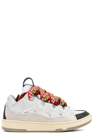 Lanvin Curb Lace-Up Sneakers