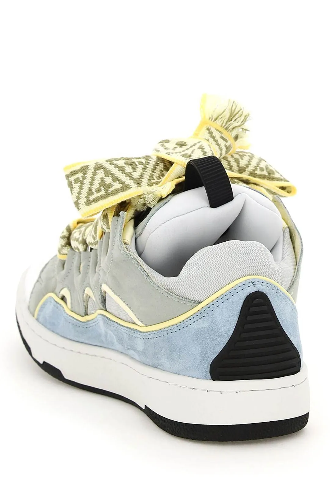 Lanvin Curb Lace-Up Sneakers