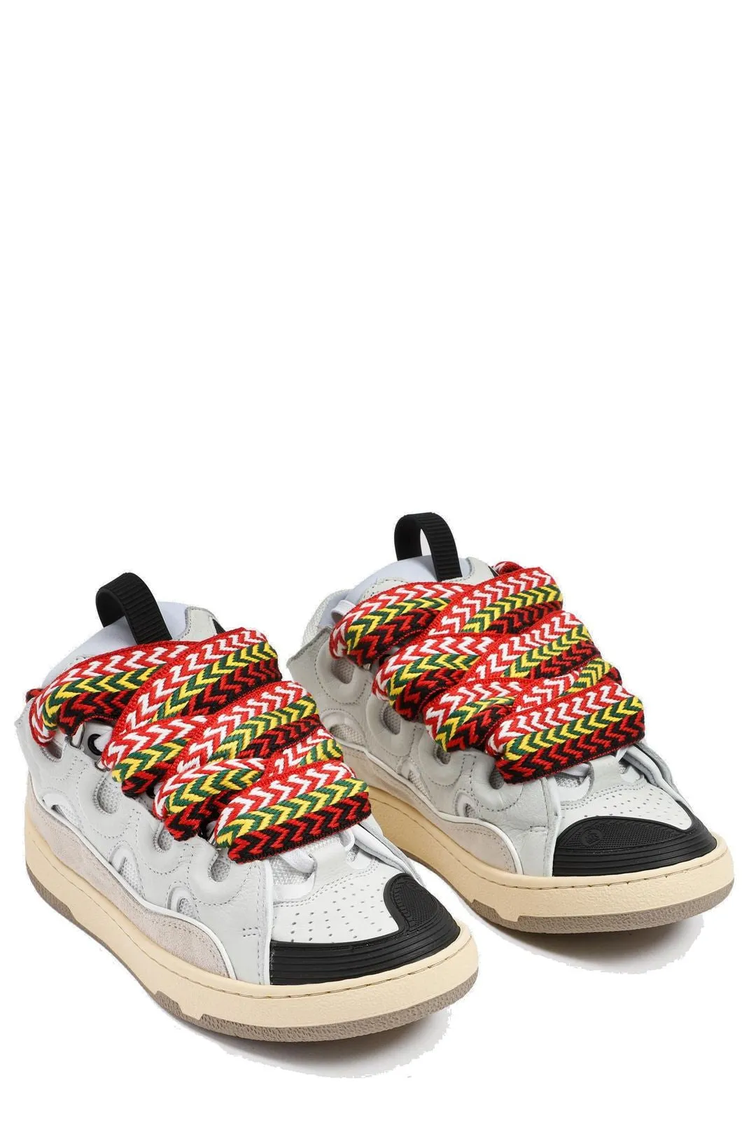 Lanvin Curb Lace-Up Sneakers