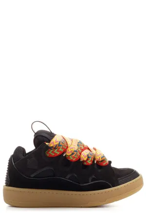 Lanvin Curb Lace-Up Sneakers