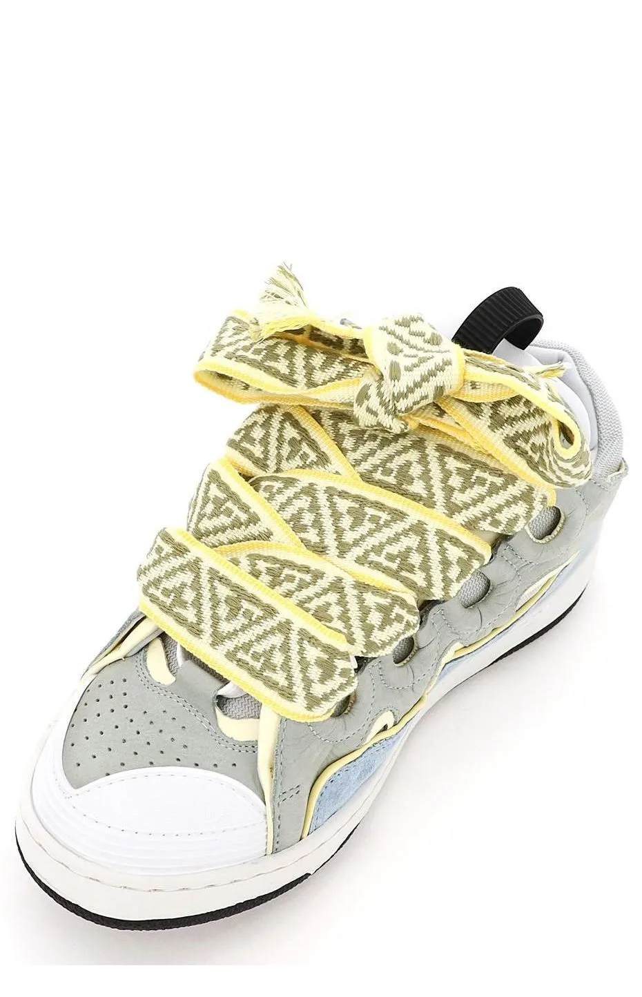 Lanvin Curb Lace-Up Sneakers