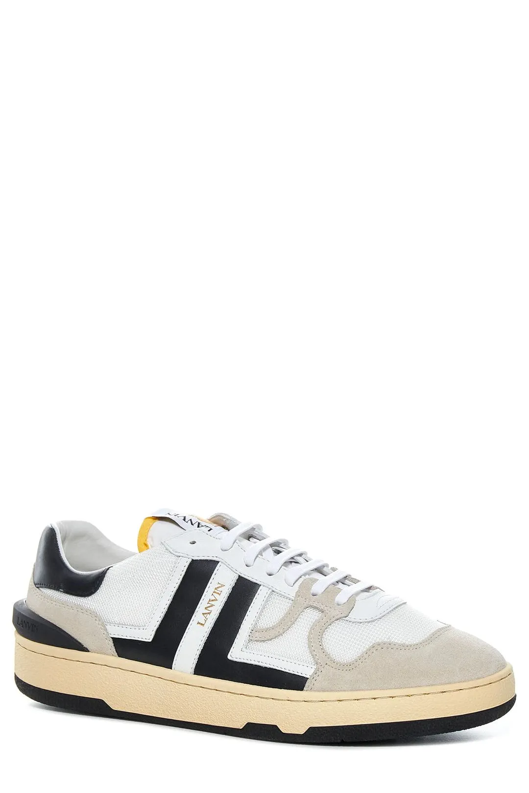 Lanvin Panelled Lace-Up Sneakers