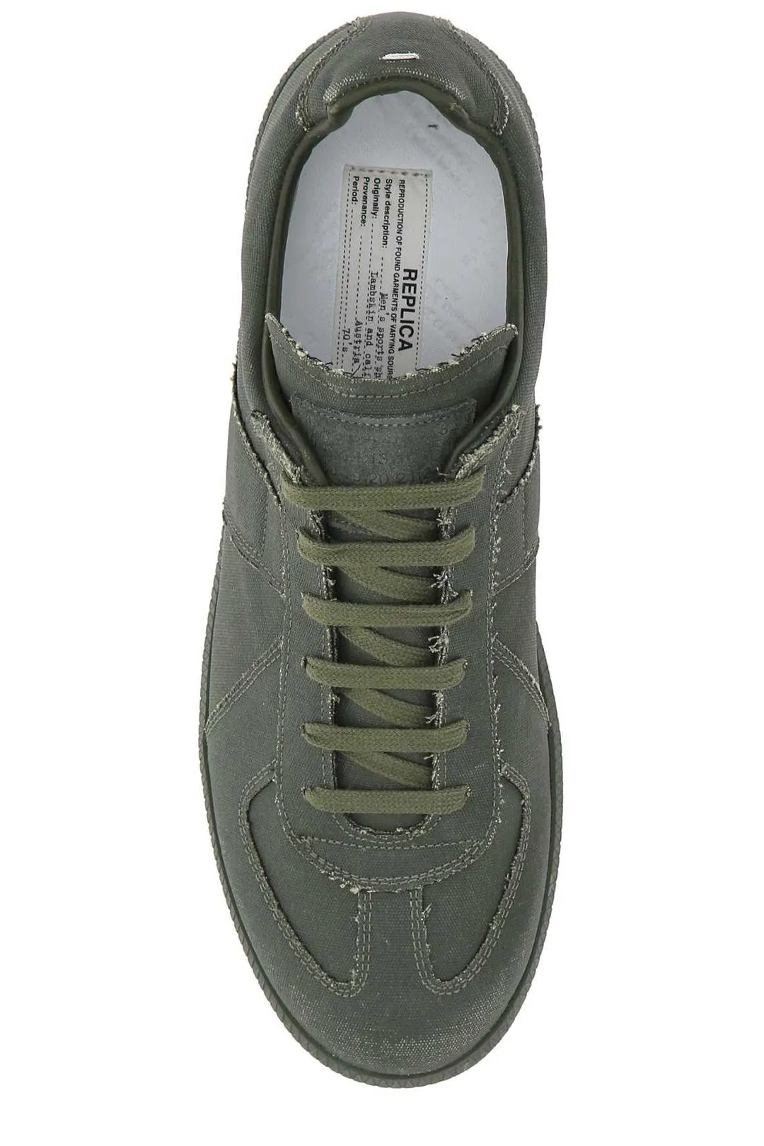 Maison Margiela Round Toe Lace-Up Sneakers