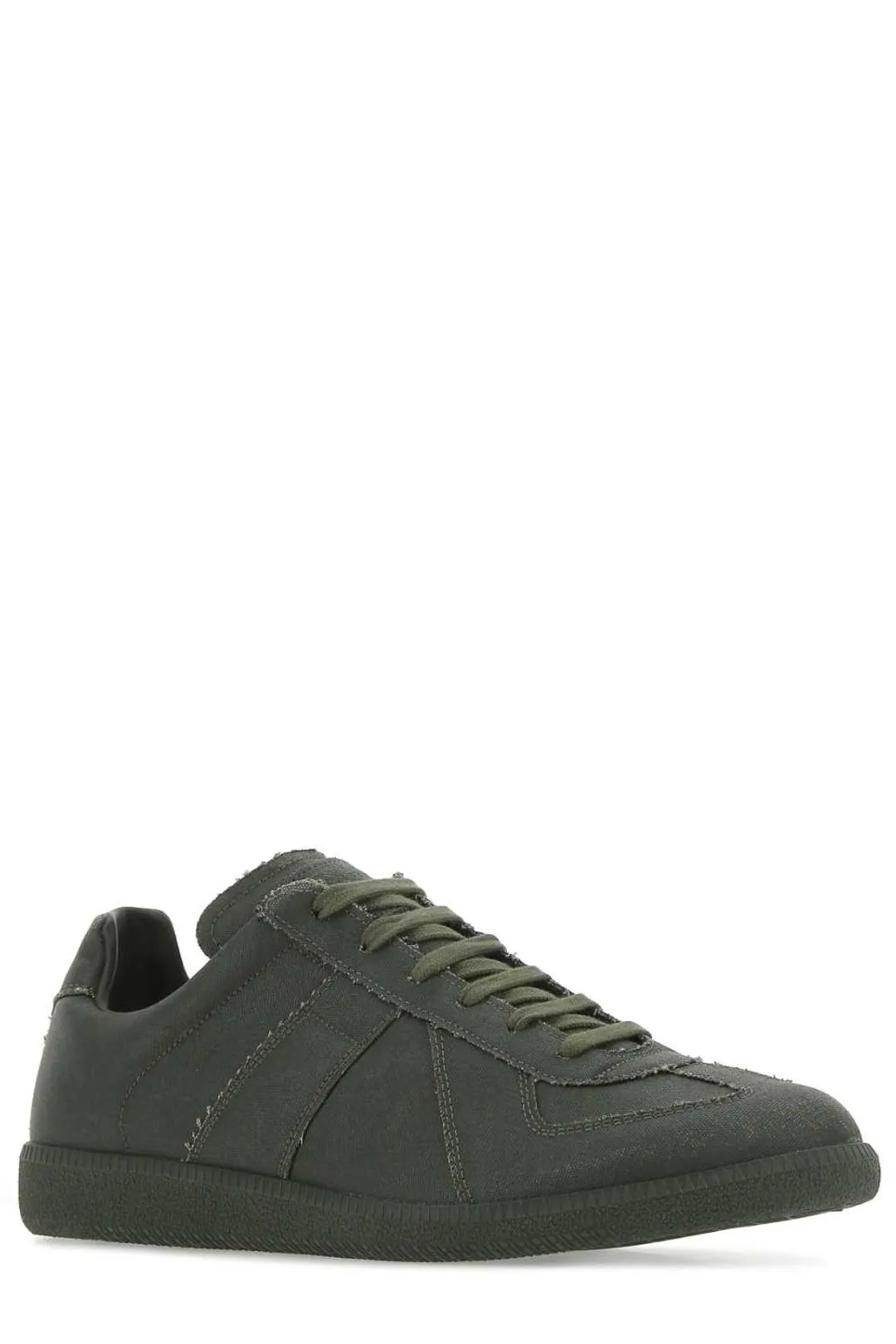 Maison Margiela Round Toe Lace-Up Sneakers