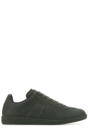 Maison Margiela Round Toe Lace-Up Sneakers