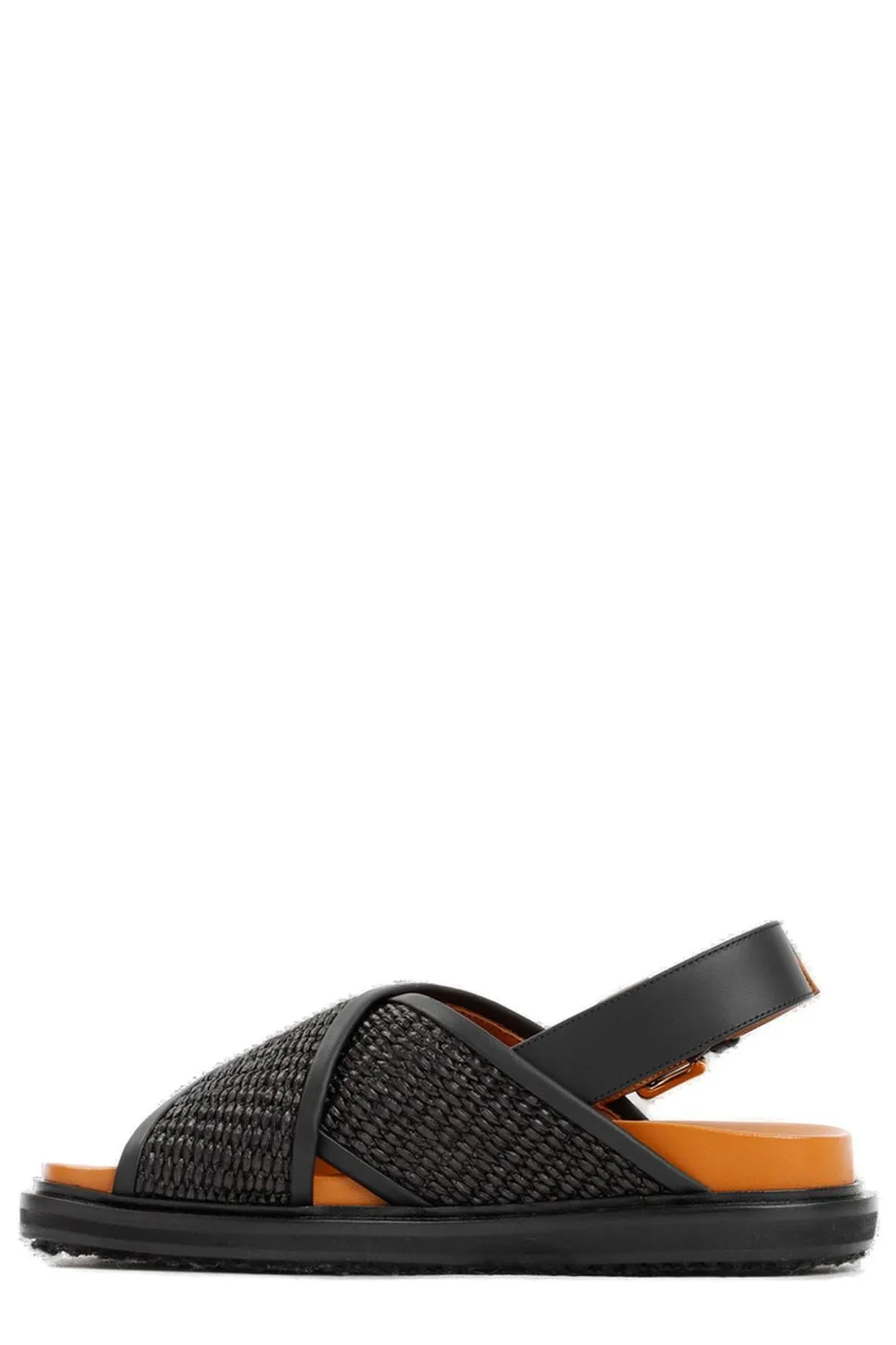 Marni Fussbett Cross-Strap Sandals