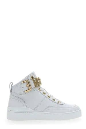 Moschino Logo-Lettering Lace-Up Sneakers