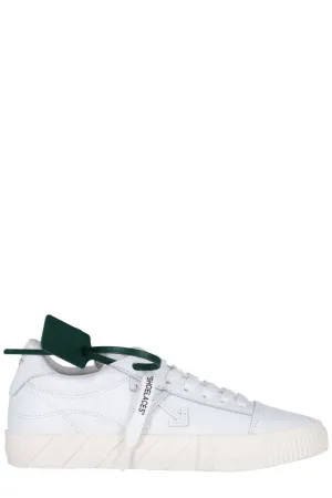 Off-White Low Vulcanized Lace-Up Sneakers