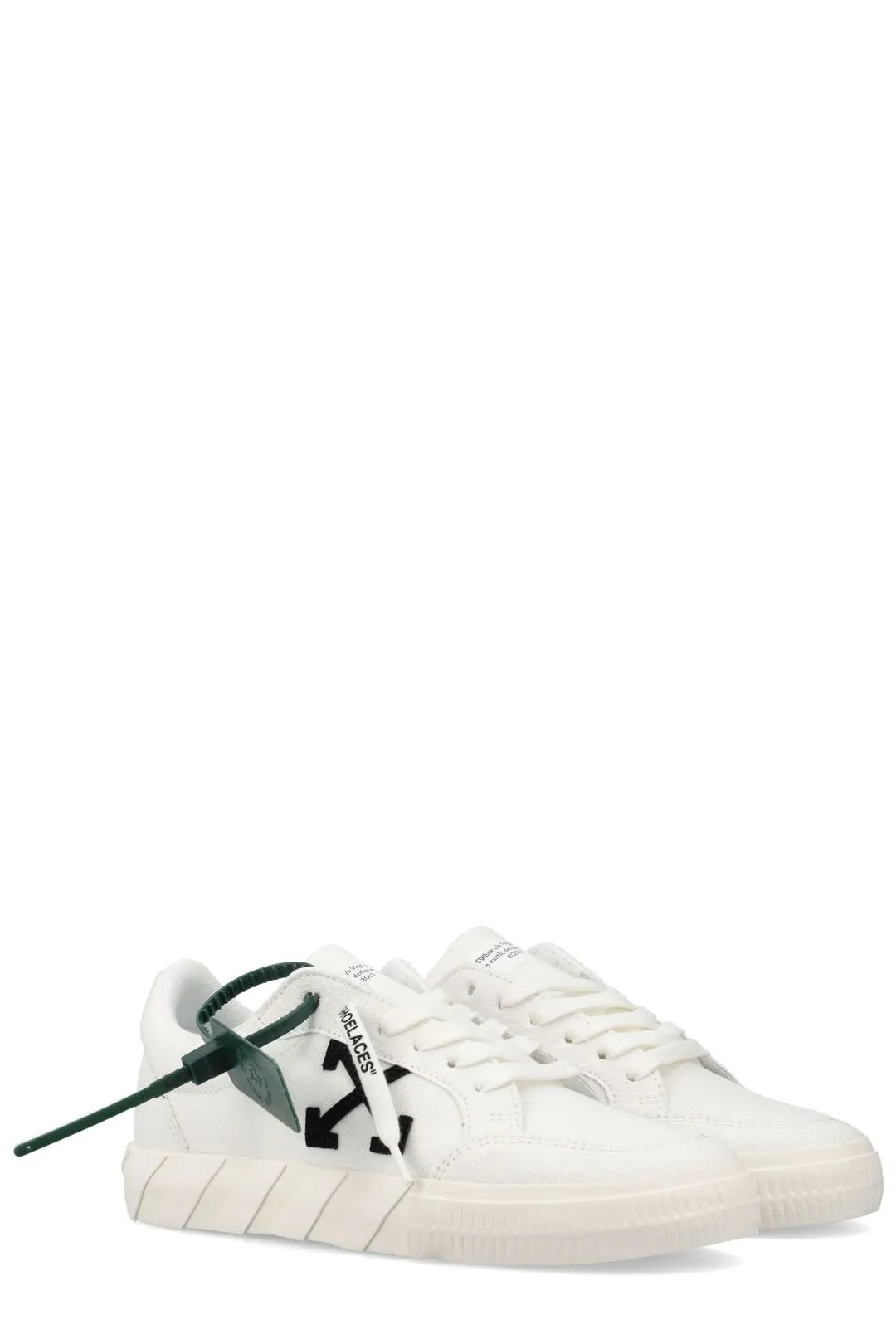 Off-White Low Vulcanized Lace-Up Sneakers