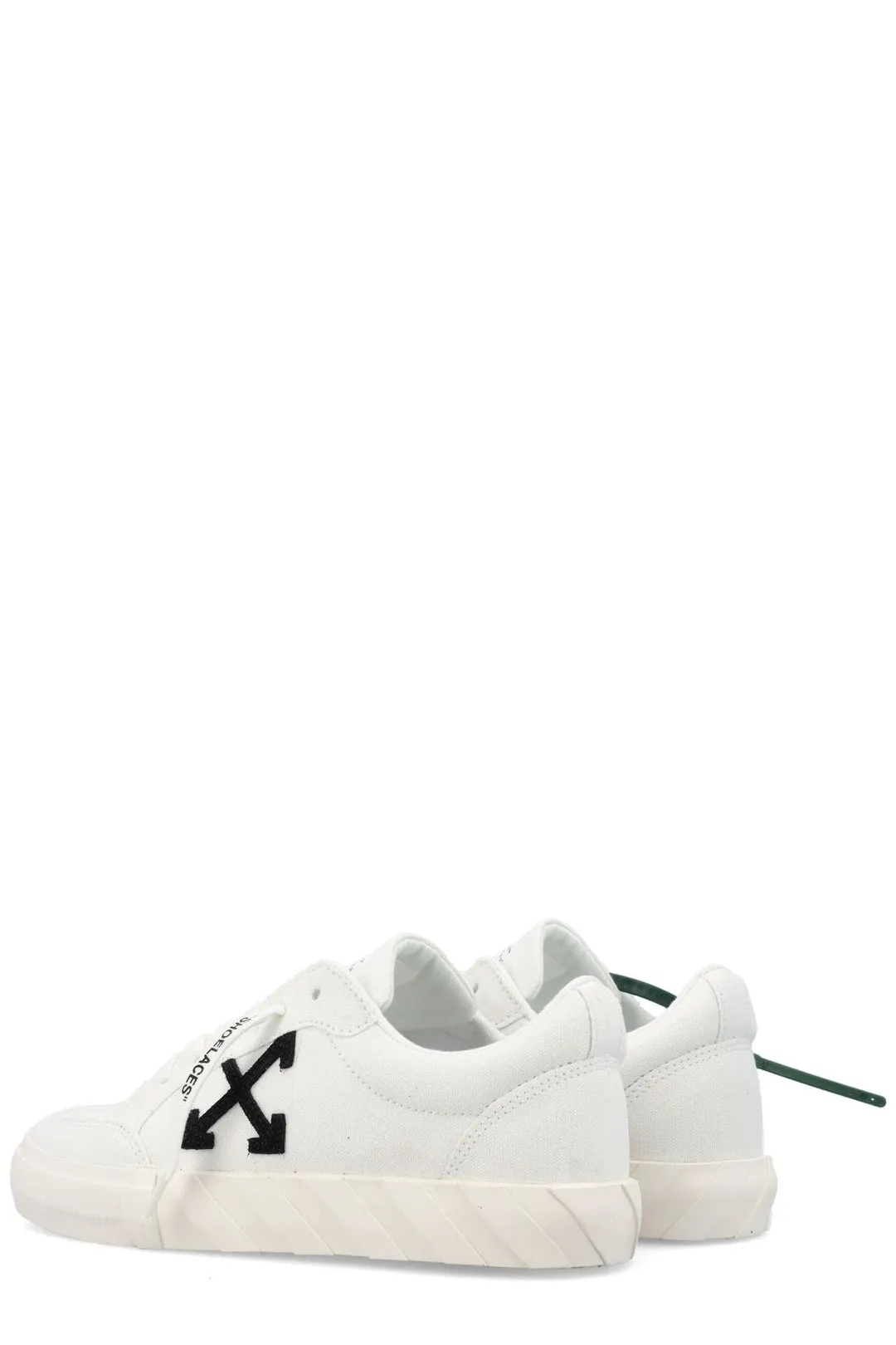 Off-White Low Vulcanized Lace-Up Sneakers