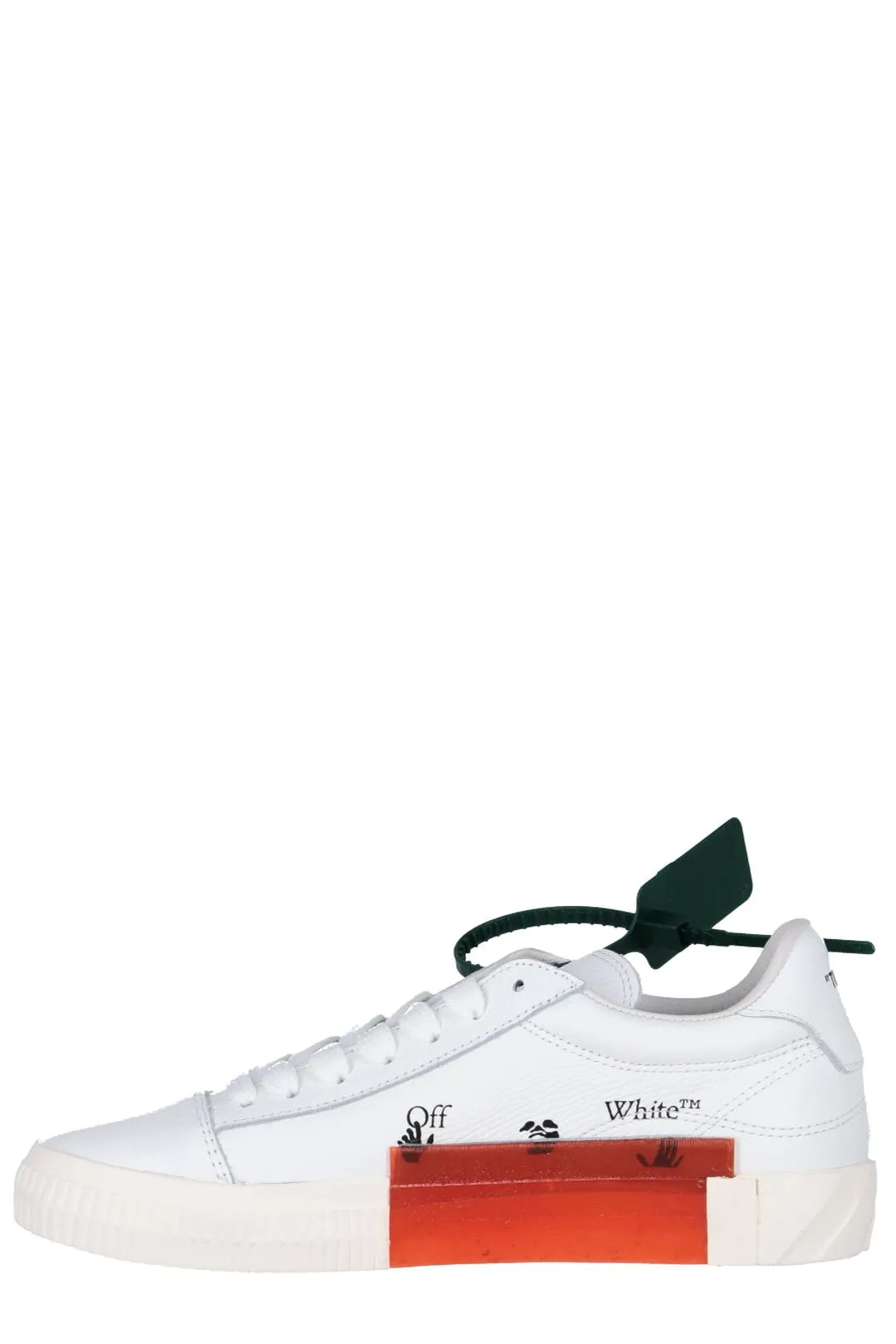 Off-White Low Vulcanized Lace-Up Sneakers