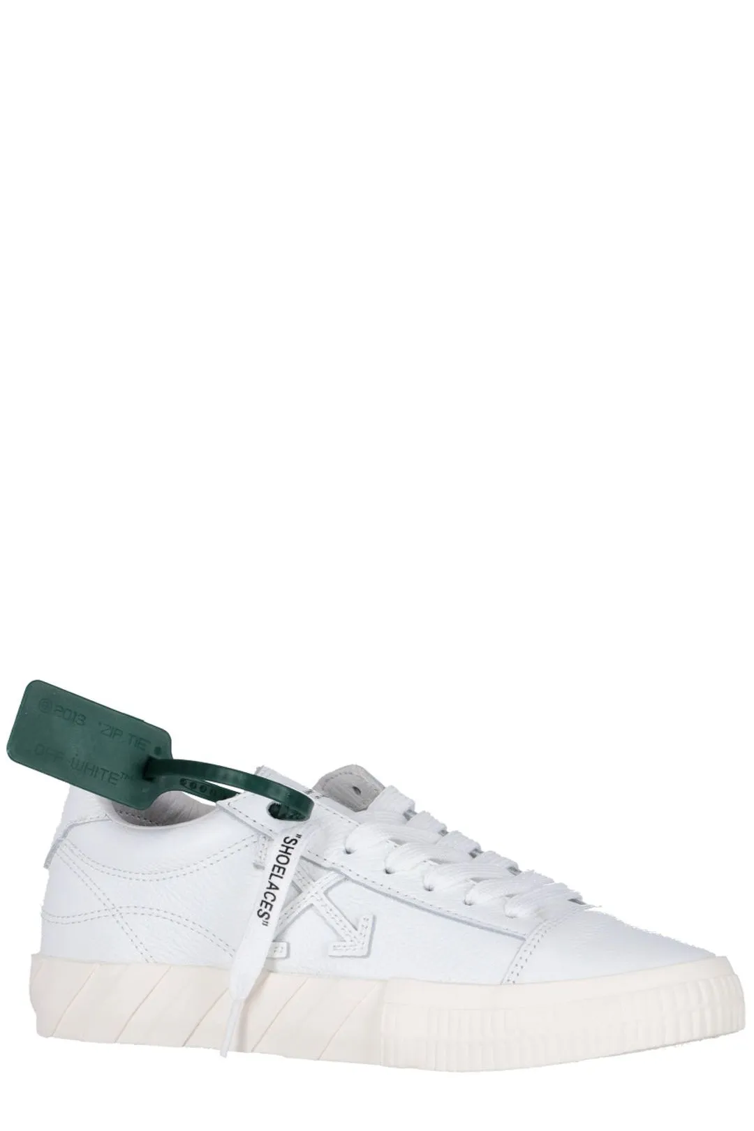 Off-White Low Vulcanized Lace-Up Sneakers