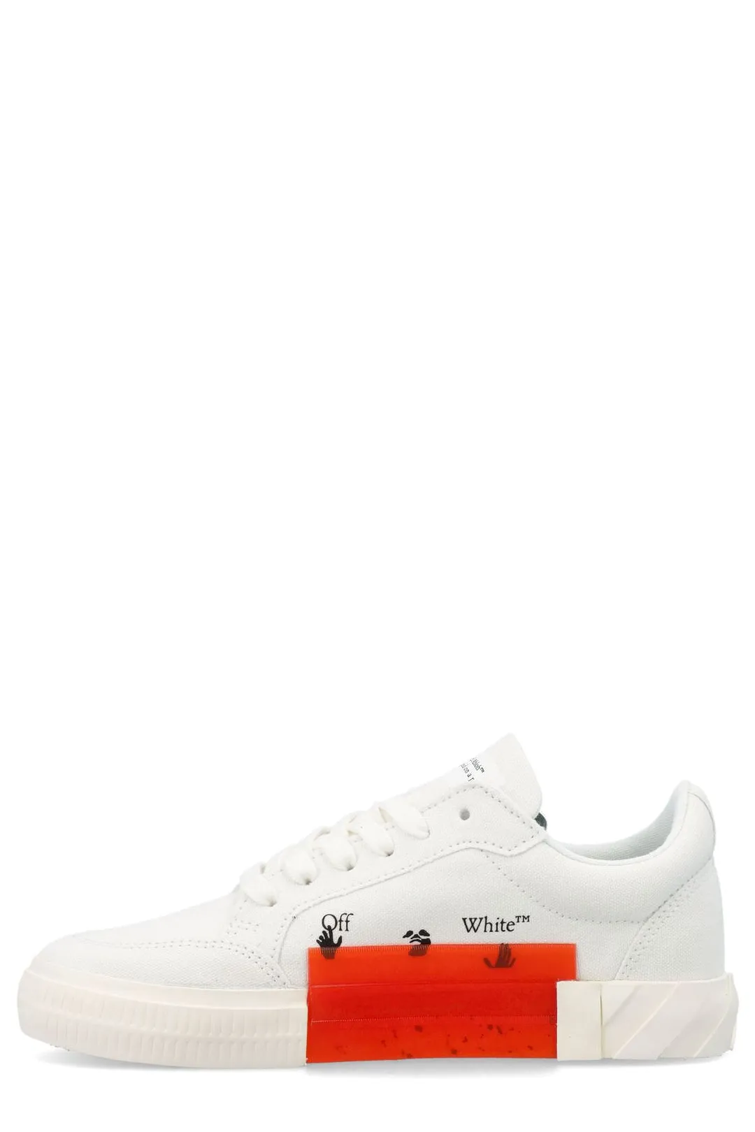 Off-White Low Vulcanized Lace-Up Sneakers