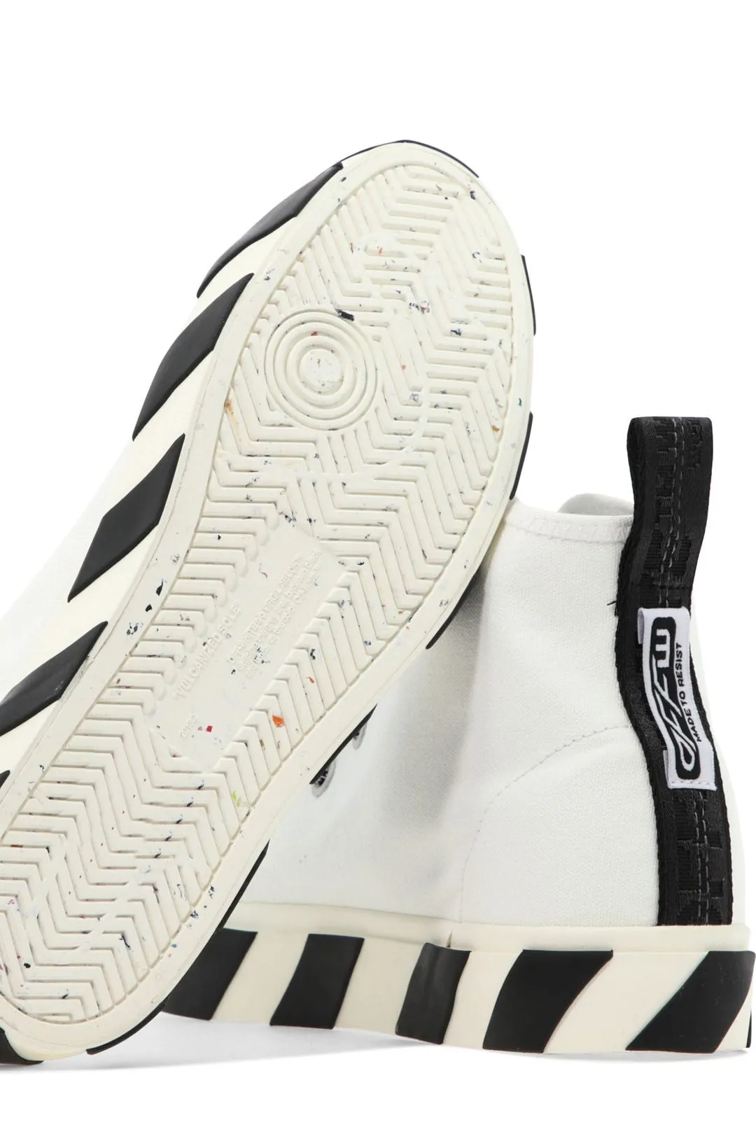 Off-White Vulcanized Lace-Up Sneakers