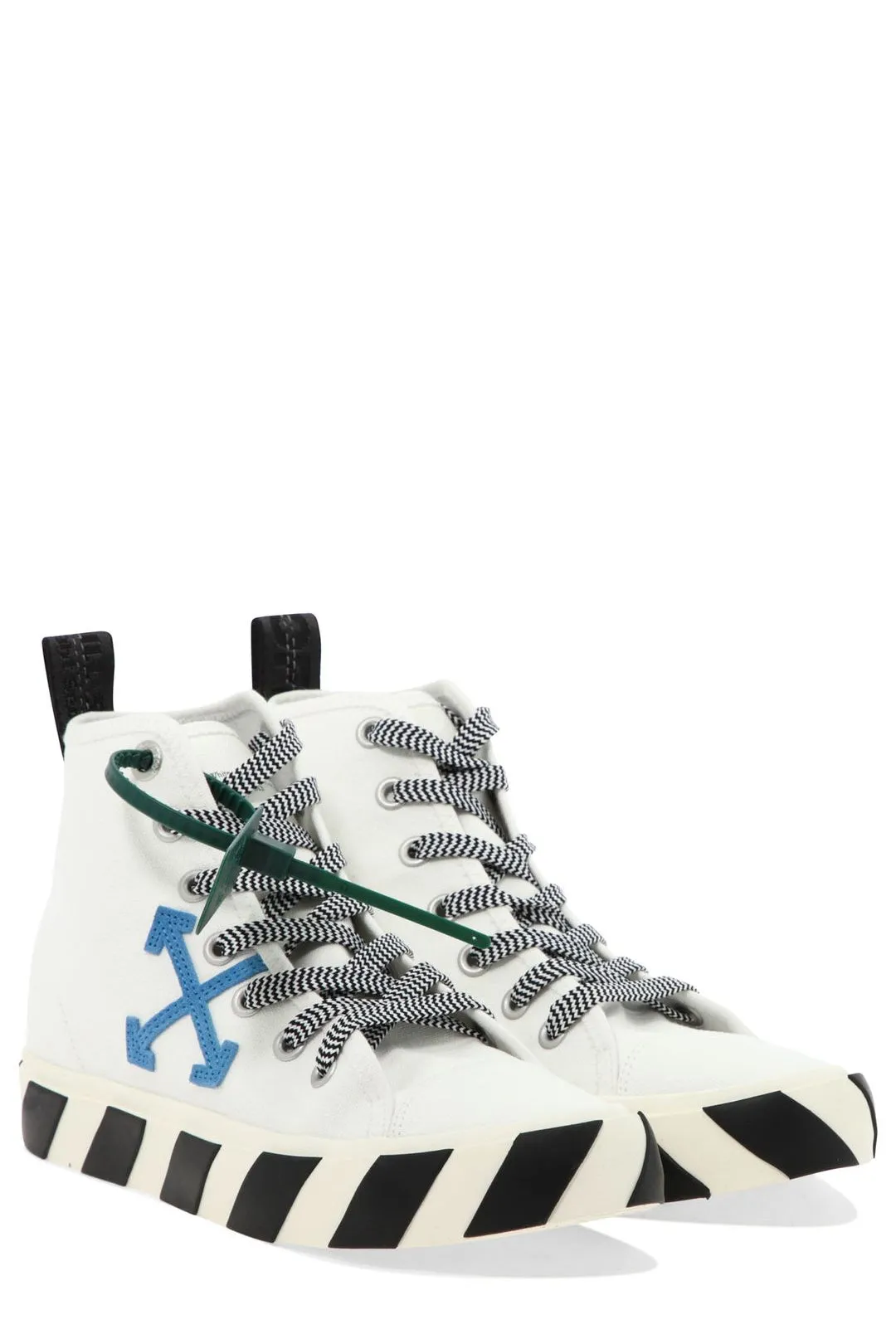 Off-White Vulcanized Lace-Up Sneakers