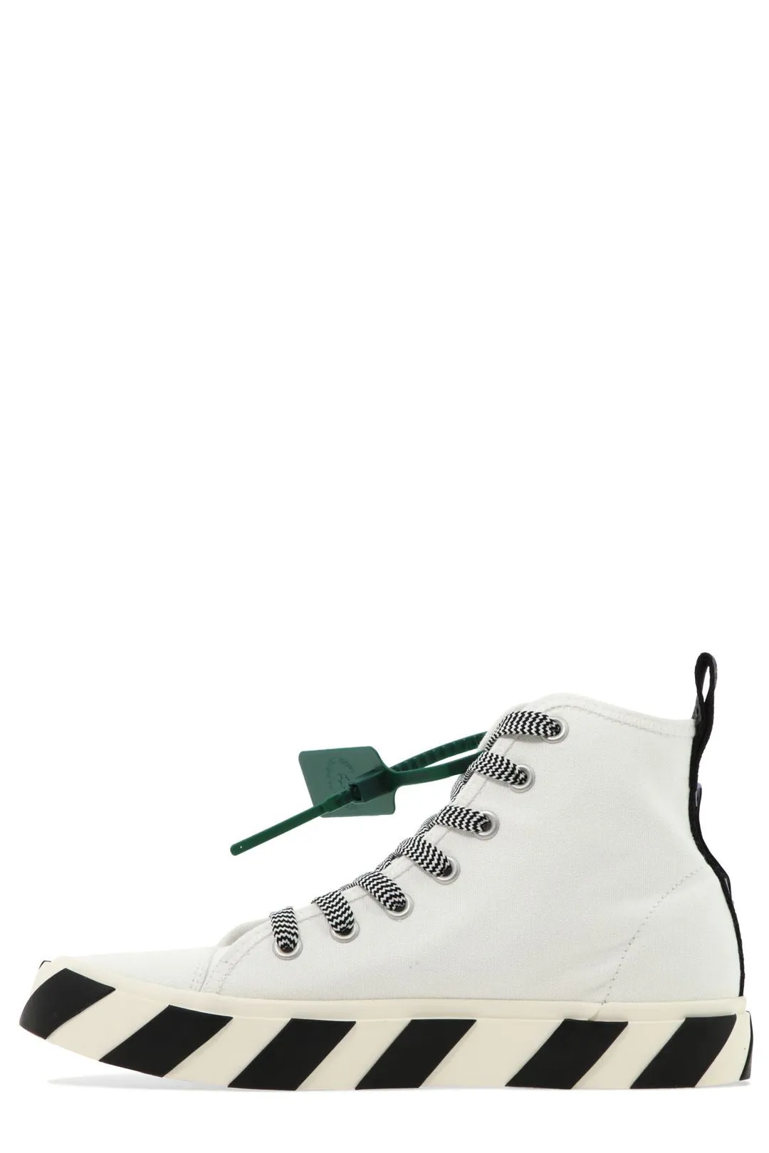 Off-White Vulcanized Lace-Up Sneakers