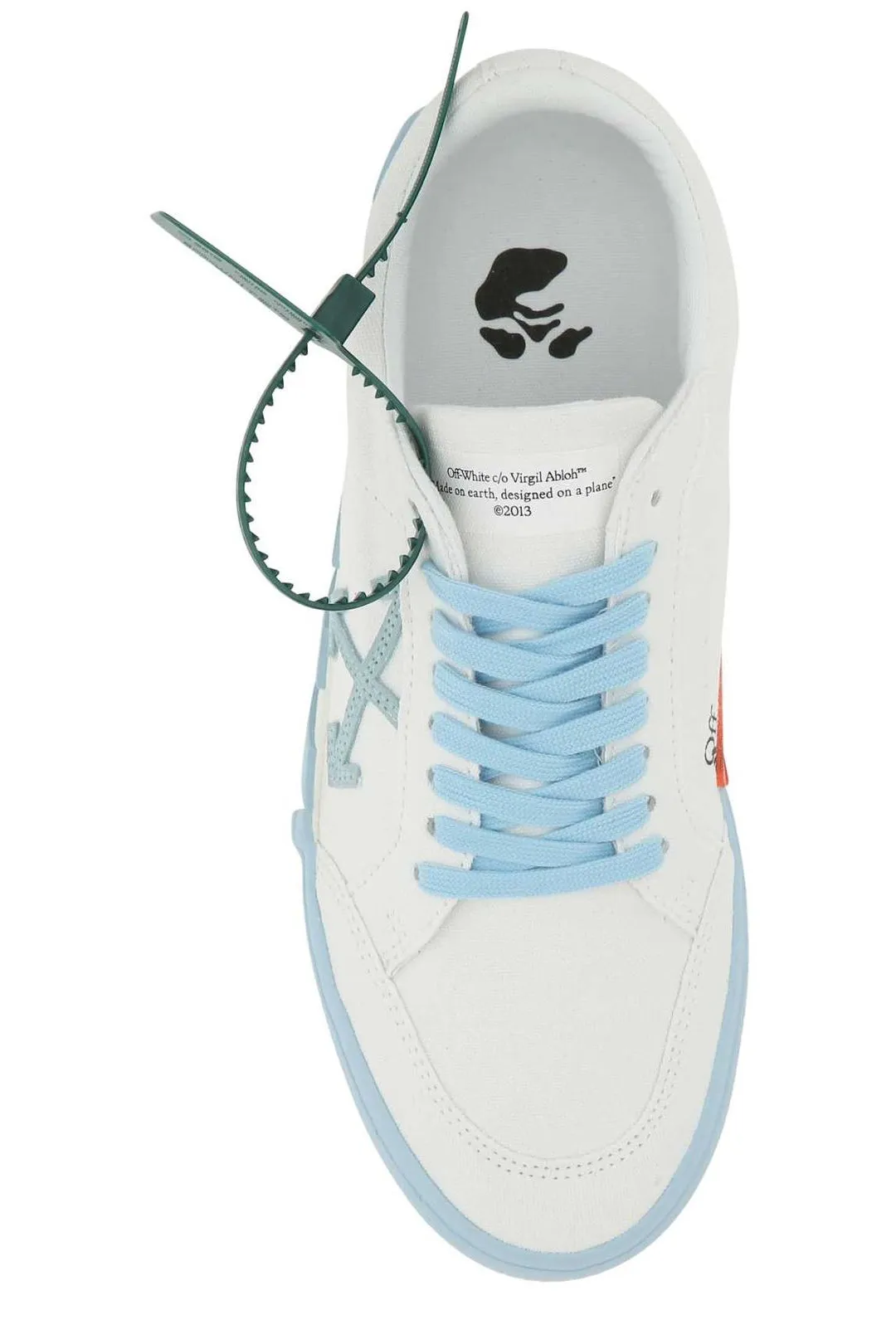 Off-White Vulcanized Lace-Up Sneakers