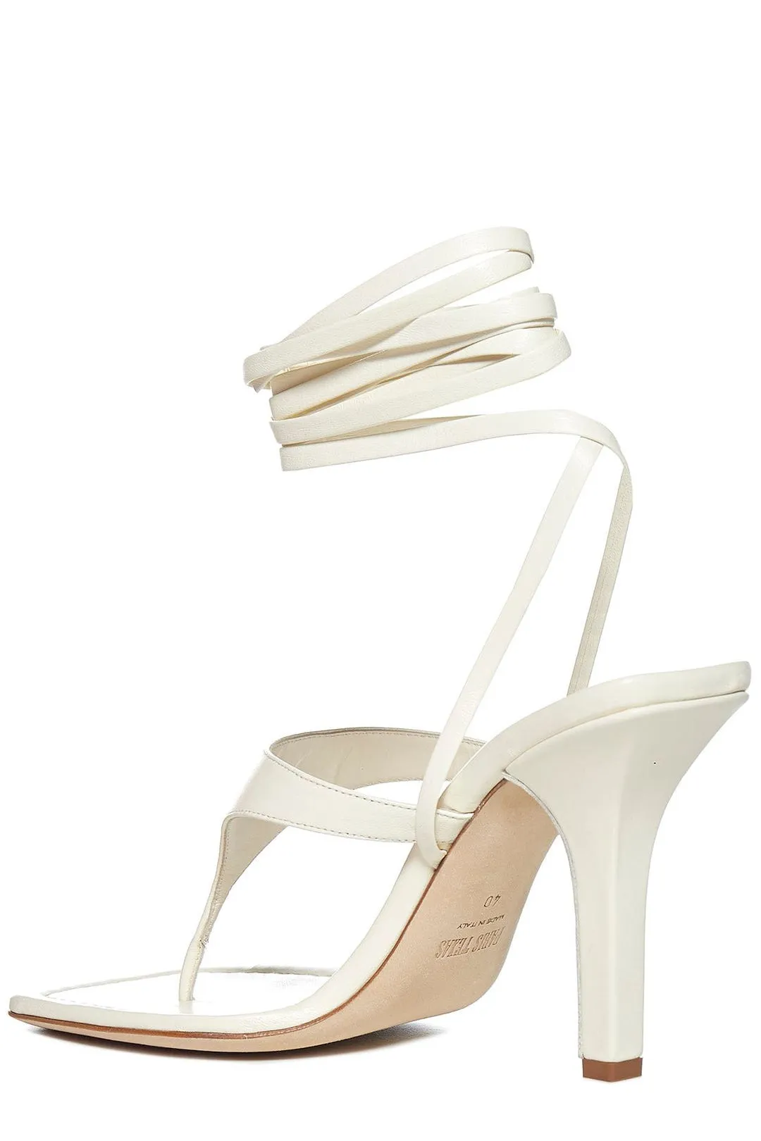Paris Texas Ankle Strap Square-Toe Sandals