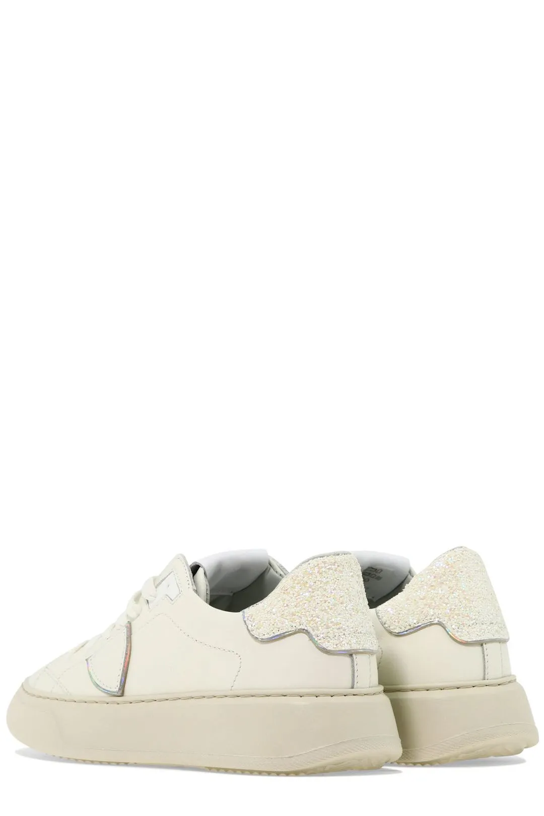 Philippe Model Paris Temple Veau Lace-Up Sneakers