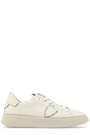 Philippe Model Paris Temple Veau Lace-Up Sneakers