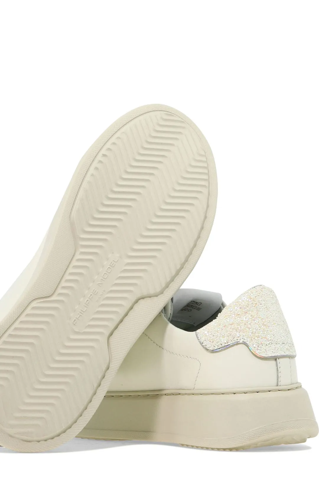 Philippe Model Paris Temple Veau Lace-Up Sneakers