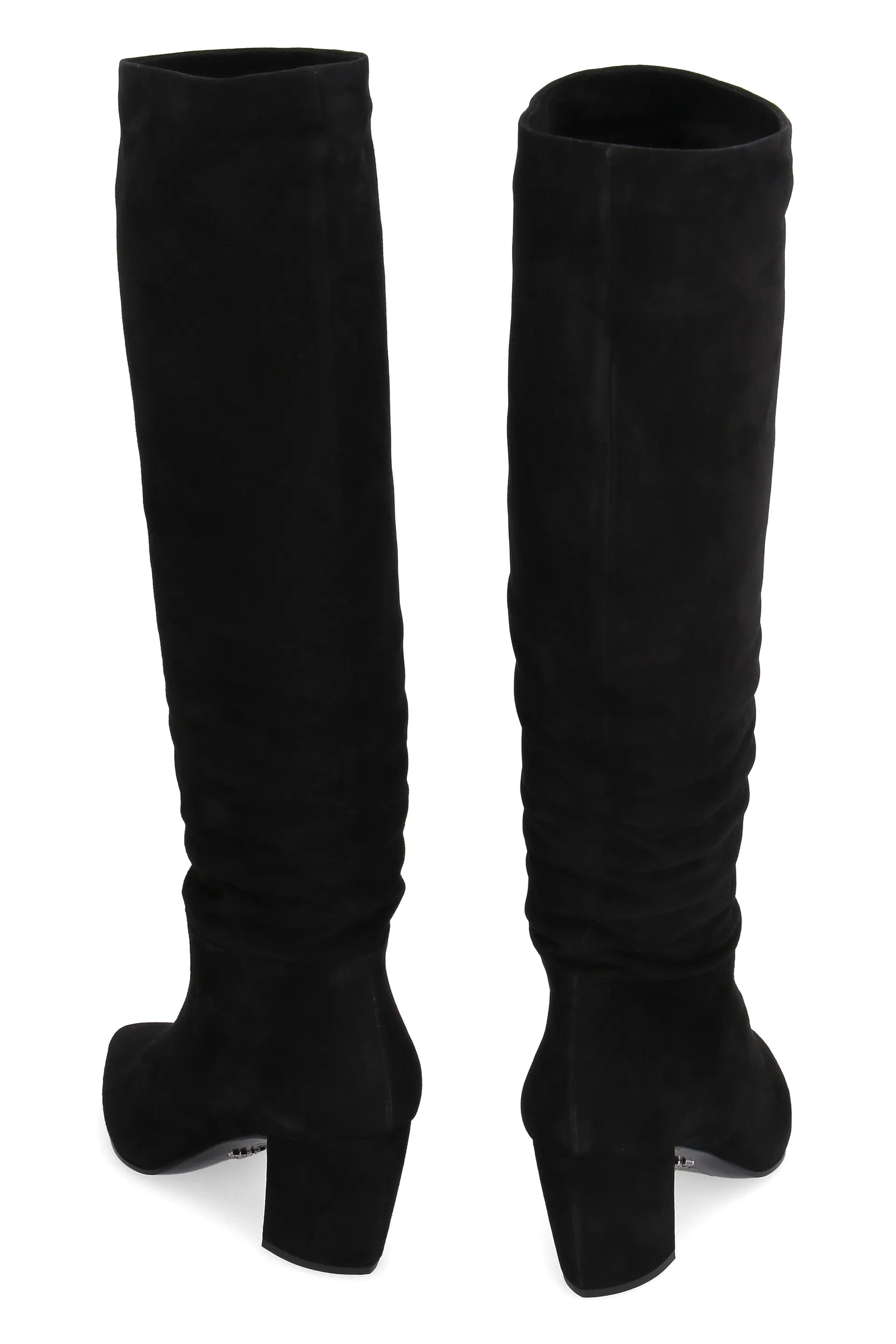 Prada Knee-High Pointed Toe Boots