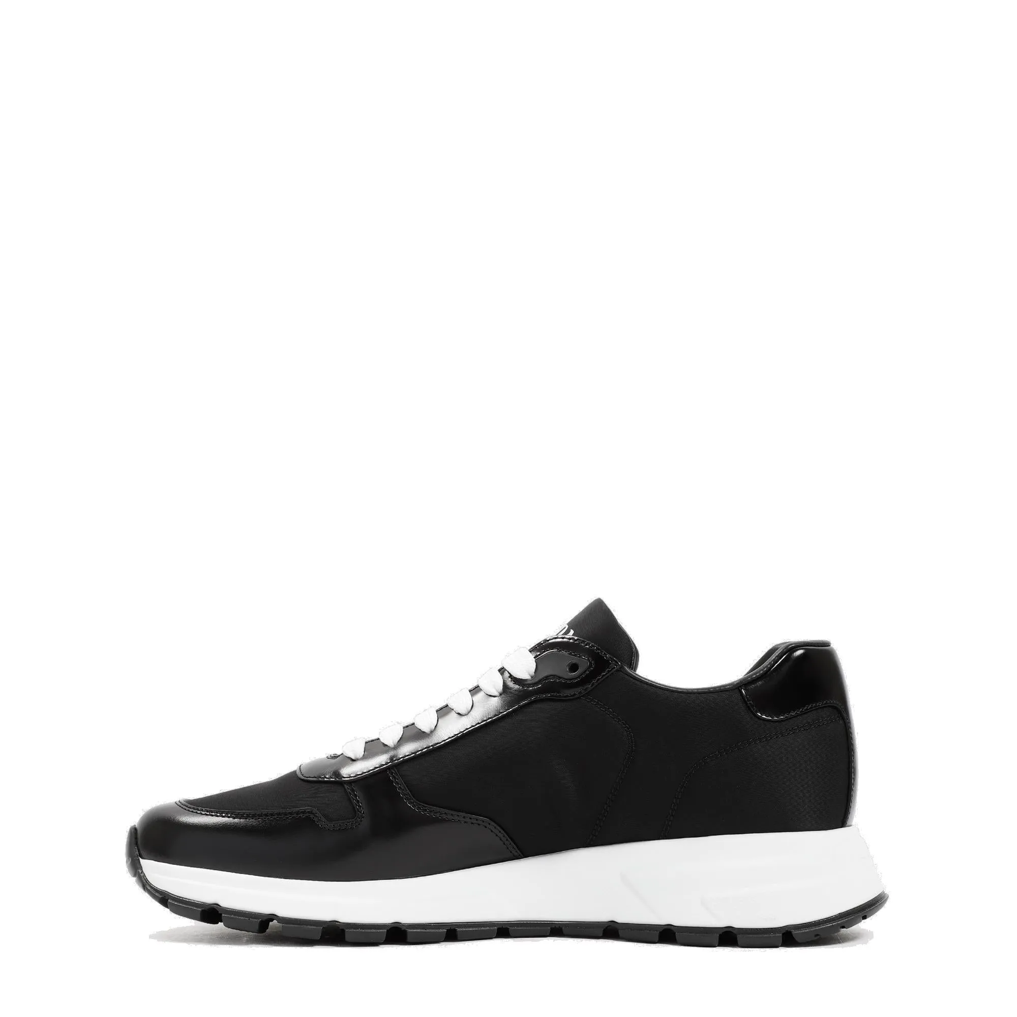 Prada Logo Plaque Low-Top Sneakers