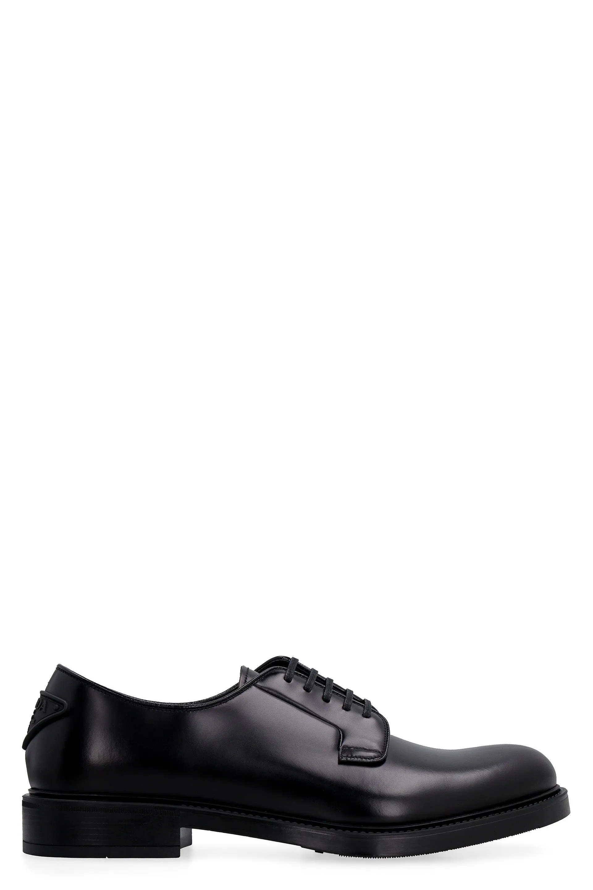 Prada Triangle Logo Lace-Up Shoes