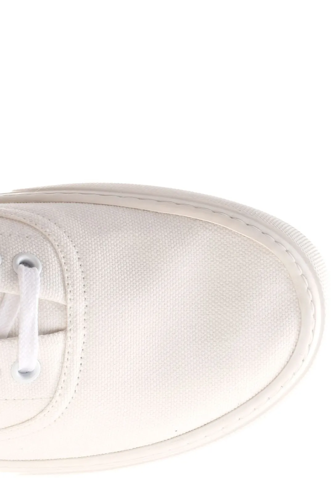 Saint Lauren Round Toe Lace-Up Sneakers