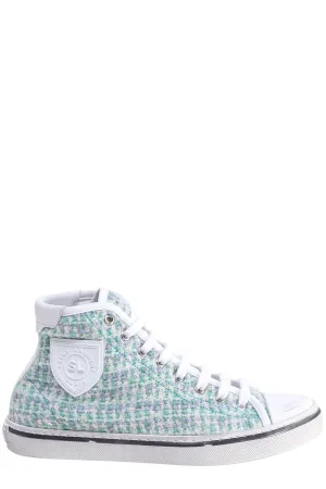 Saint Laurent Bedford Lace-Up Sneakers