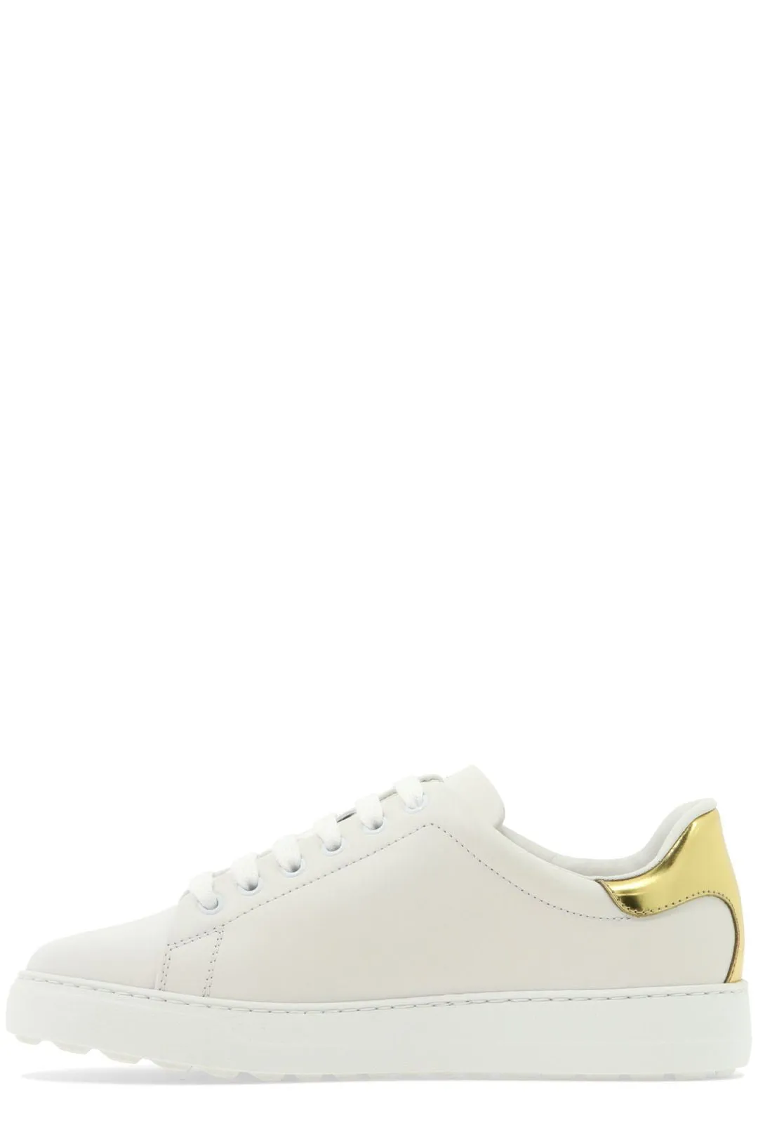 Salvatore Ferragamo Gancini-Printed Lace-Up Sneakers
