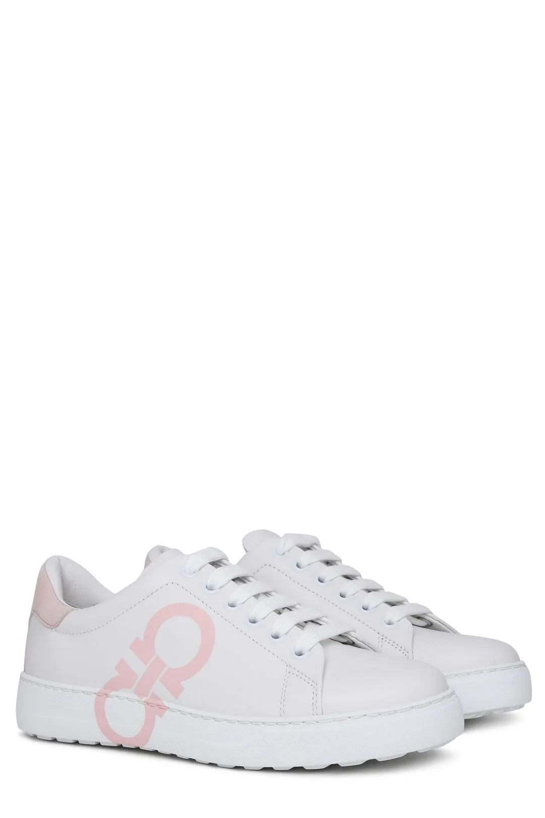 Salvatore Ferragamo Logo Printed Lace-Up Sneakers