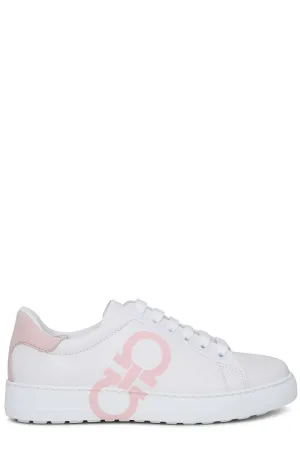 Salvatore Ferragamo Logo Printed Lace-Up Sneakers