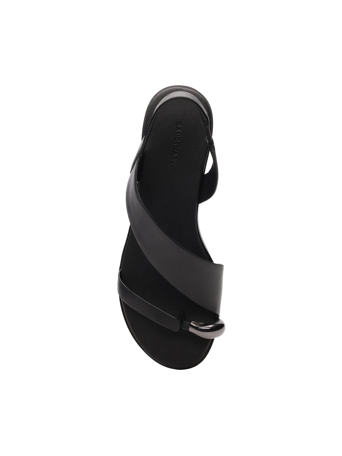 Suave Toe Ring Sandal Black