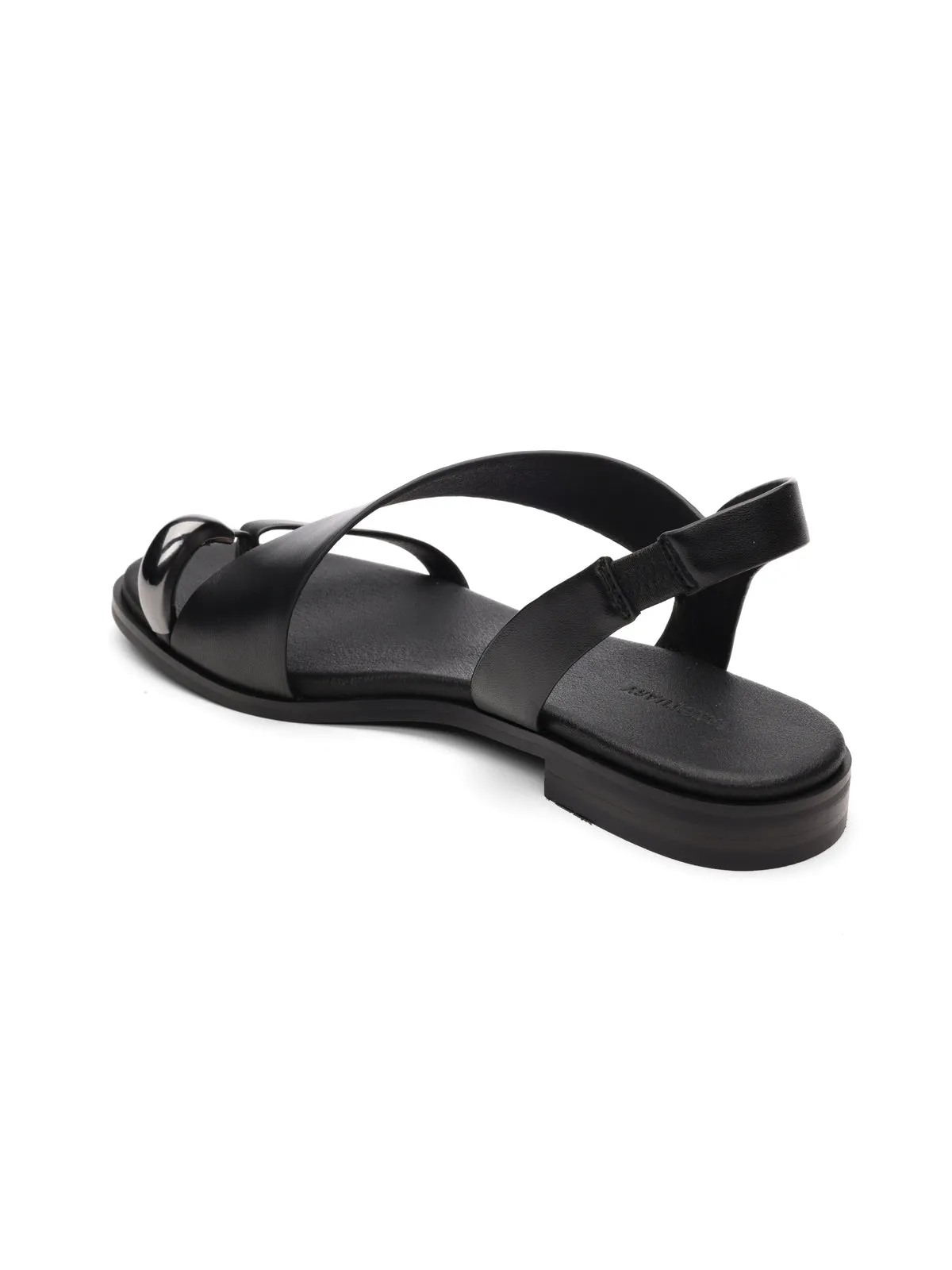 Suave Toe Ring Sandal Black