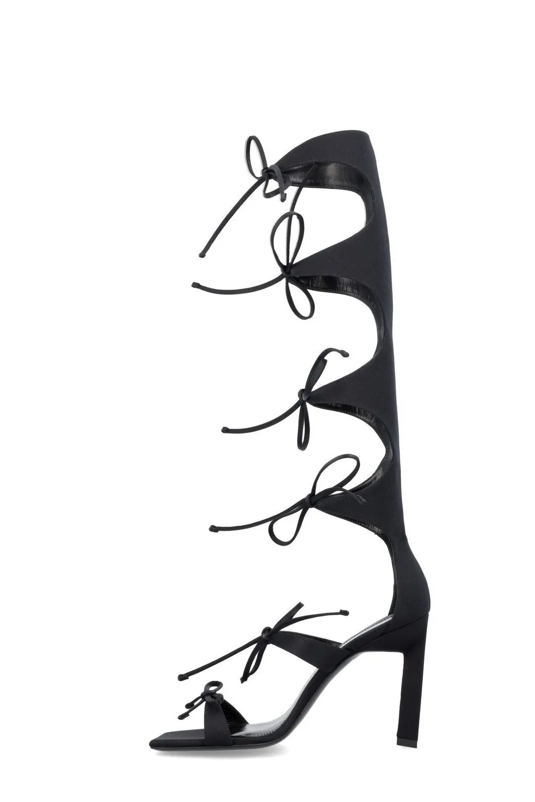 The Attico Lace-Up Heeled Sandals