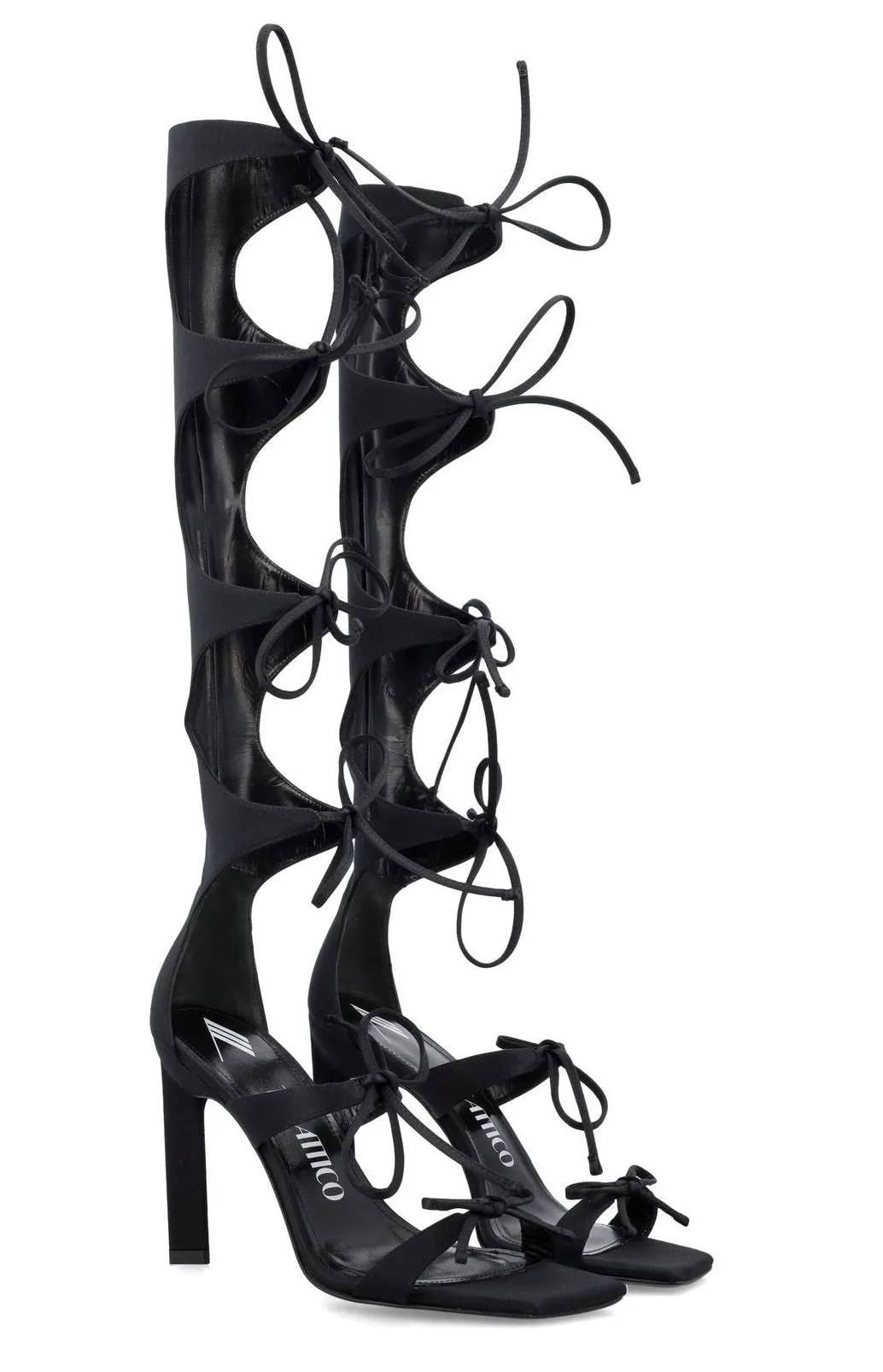 The Attico Lace-Up Heeled Sandals