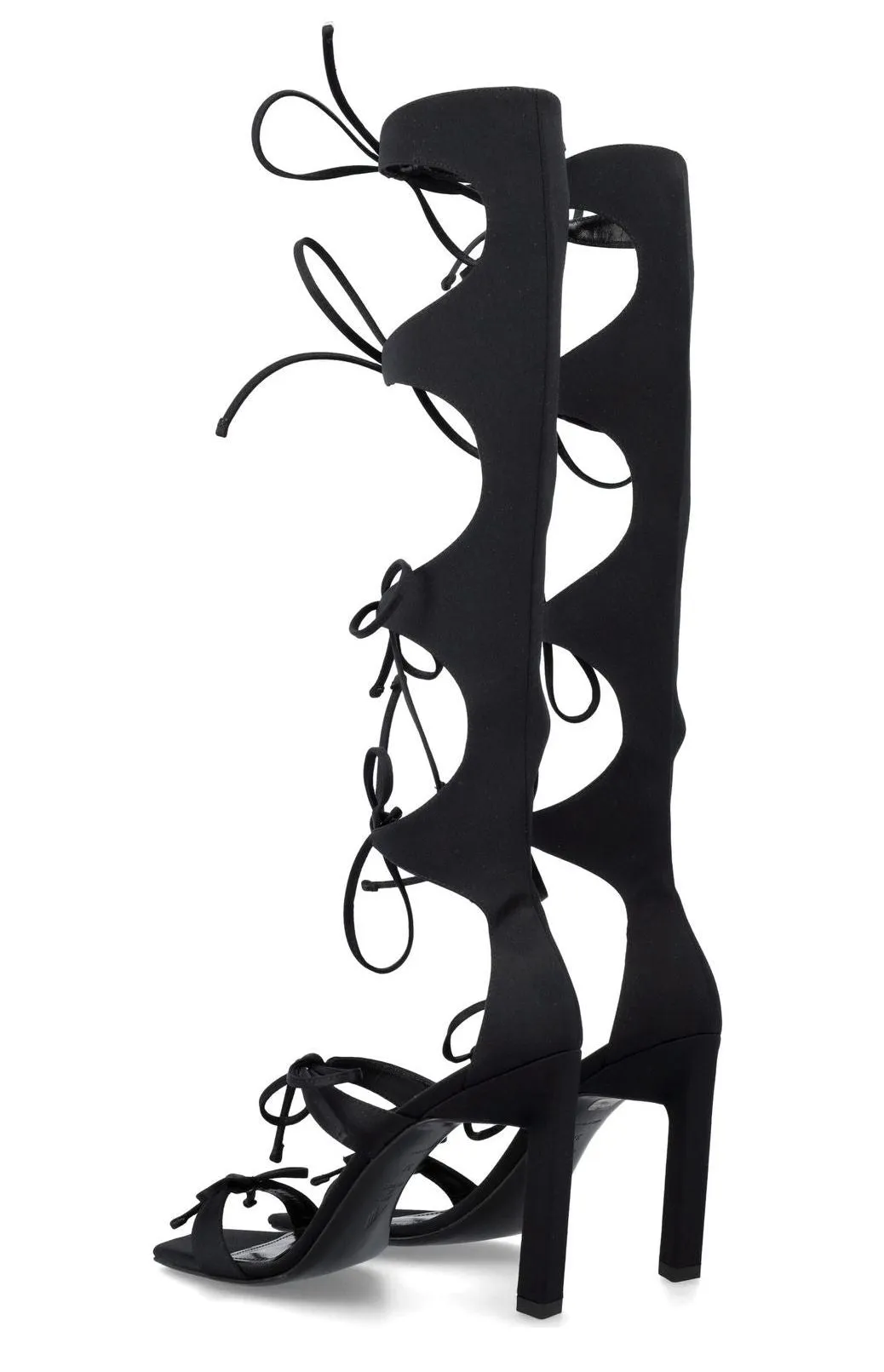 The Attico Lace-Up Heeled Sandals