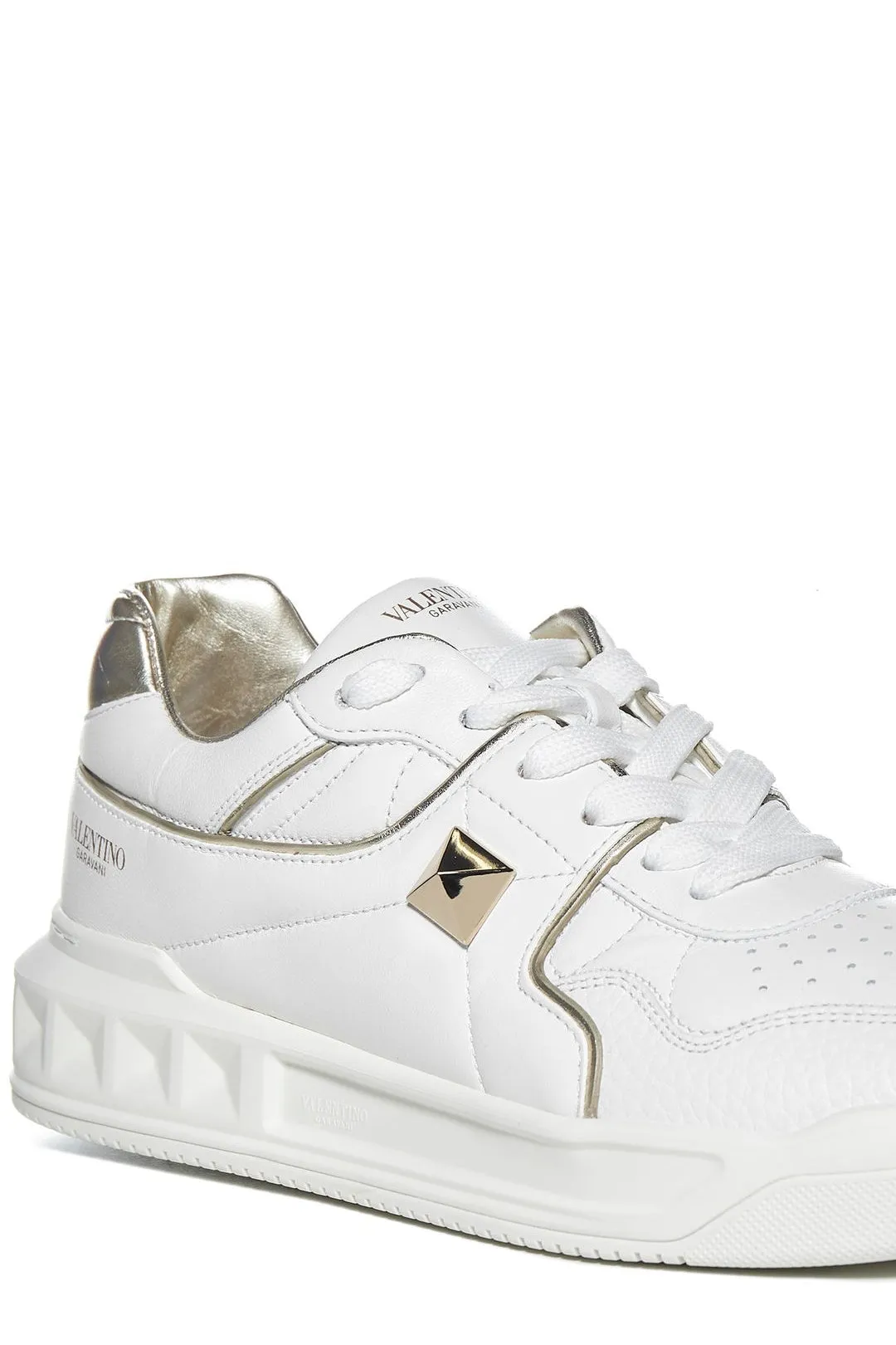 Valentino Garavani One Stud Lace-Up Sneakers