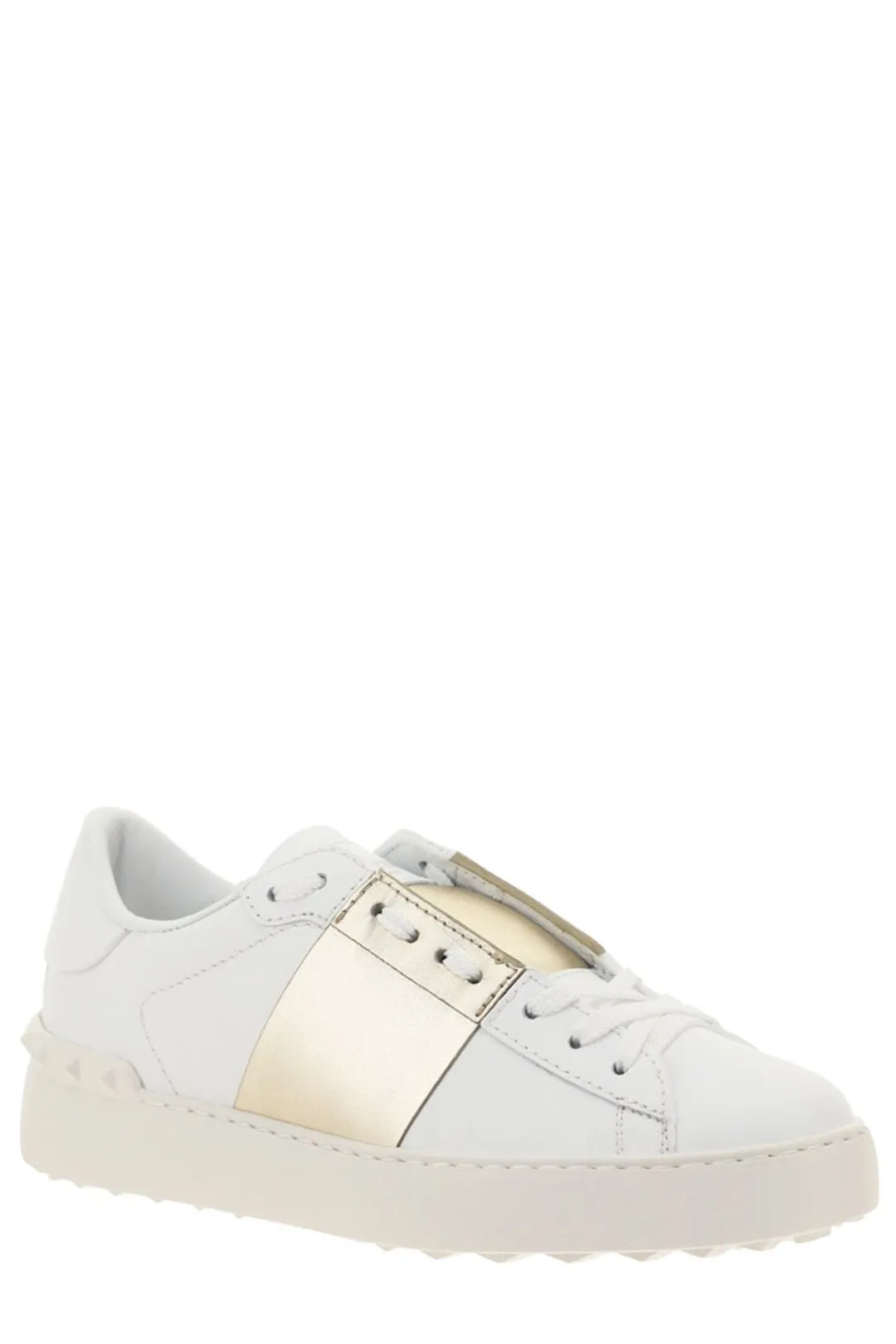 Valentino Garavani Rockstud Lace-Up Sneakers