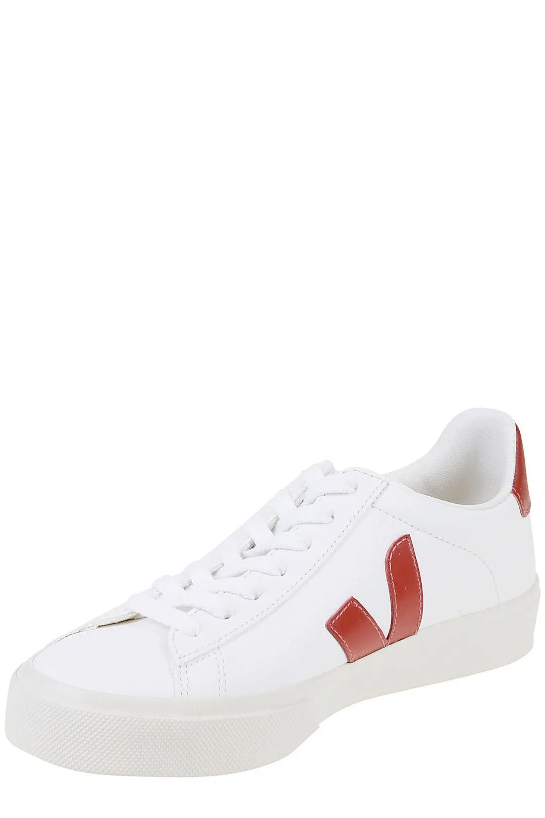 Veja Round Toe Lace-Up Sneakers
