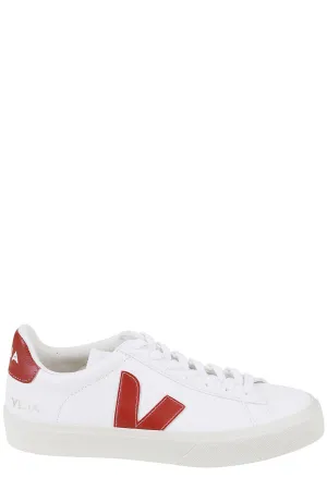 Veja Round Toe Lace-Up Sneakers