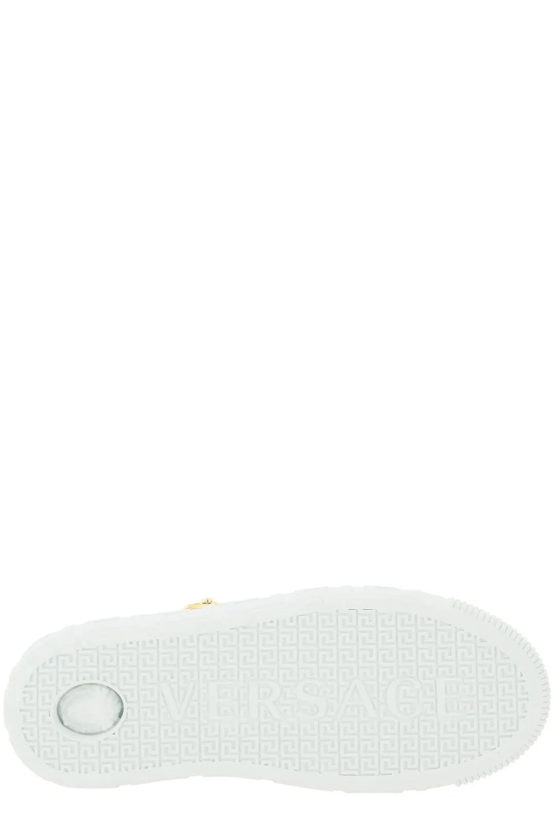 Versace Safety-Pin Lace Up Sneakers