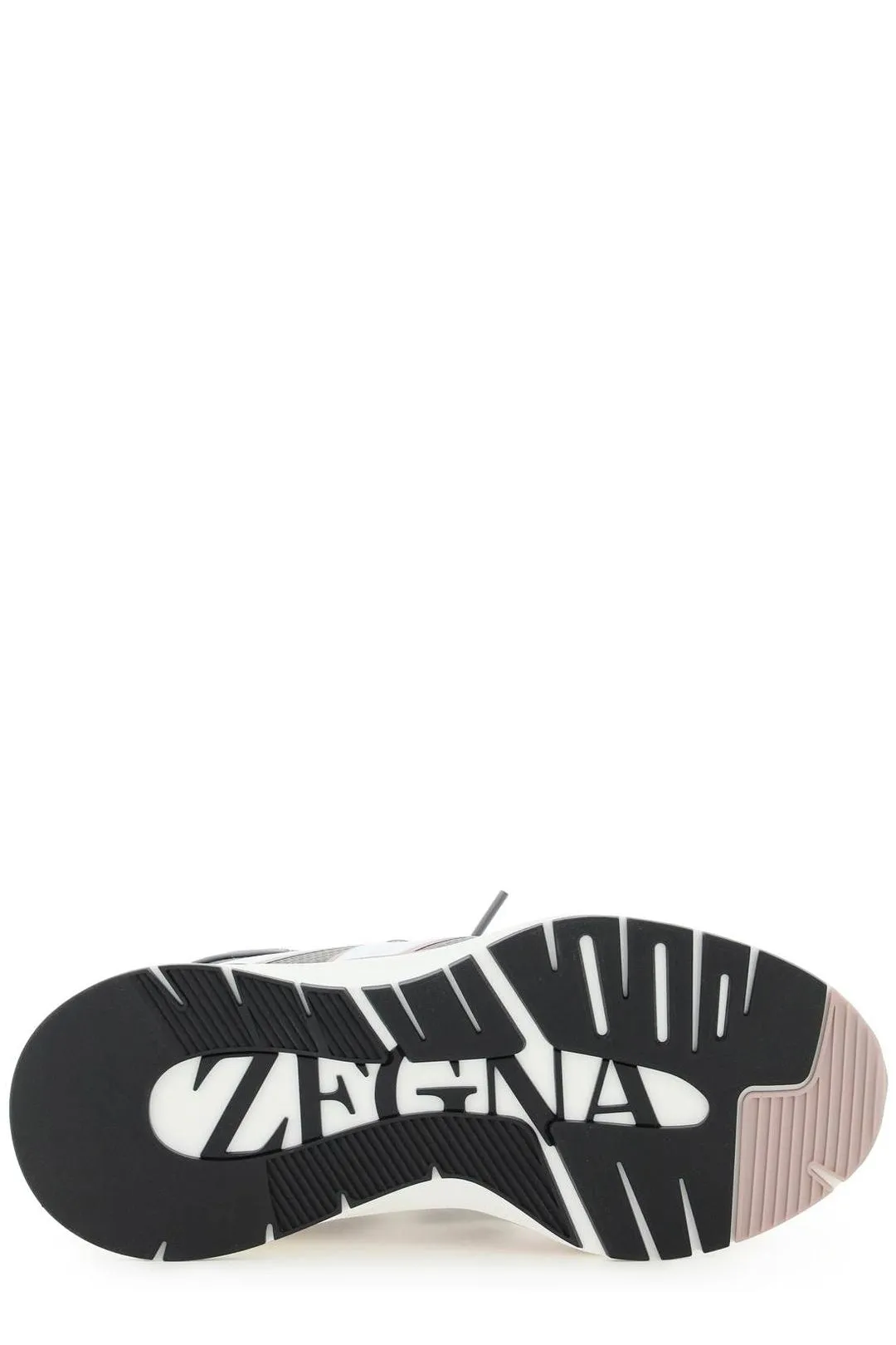 Z Zegna Panelled Lace-Up Sneakers